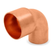 Everhot 2" x 1-1/2" Copper 90° Reducing Elbow - Image 2