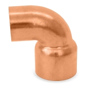 Everhot 2" x 1-1/2" Copper 90° Reducing Elbow - Image 3