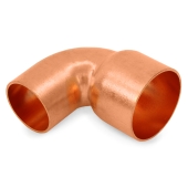 Everhot 2" x 1-1/2" Copper 90° Reducing Elbow - Image 4