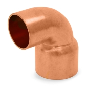 Everhot 2" x 1-1/2" Copper 90° Reducing Elbow - Image 1