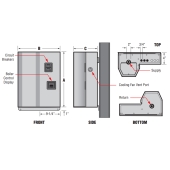 EB-16 Ambient Electric Boiler w/ Flow Switch, 4-Element, 16kW (54,600 BTU) Burnham