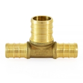 Everhot 1/2" x 1/2" x 3/4" PEX Reducing Tee (Lead-Free) - Image 2