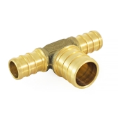 Everhot 1/2" x 1/2" x 3/4" PEX Reducing Tee (Lead-Free) - Image 3