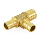 Everhot 3/4" x 1/2" x 1/2" PEX Reducing Tee (Lead-Free) - Image 3