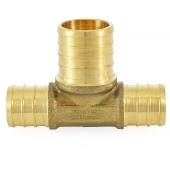 Everhot 3/4" x 3/4" x 1" PEX Reducing Tee (Lead-Free) - Image 2