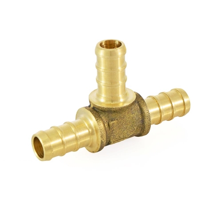 Everhot 3/8" x 3/8" x 3/8" Brass PEX Tee (Lead-Free)