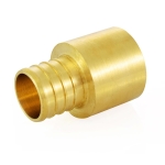 1" PEX x 1" Copper Pipe Adapter (Lead-Free)