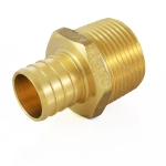1" PEX x 1" Male Threaded Adapter (Lead-Free)