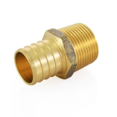 Everhot 1" PEX x 3/4" Male Threaded Adapter (Lead-Free) - Image 1