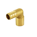 1/2" PEX x 1/2" Copper Fitting Elbow (Lead-Free)