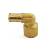 Everhot 1/2" PEX x 1/2" Copper Pipe Elbow (Lead-Free) - Image 2