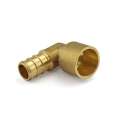 Everhot 1/2" PEX x 1/2" Copper Pipe Elbow (Lead-Free) - Image 3