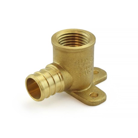 Everhot 3/4" PEX x 1/2" Female Threaded Drop Ear Elbow (Lead-Free)