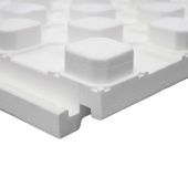 SuperForm R-18, 4" SuperPEX EPS Foam Insulation Panel for 3/8", 1/2, 5/8" & 3/4" PEX (25 psi), 5/bundle (80 sqft) - Image 1