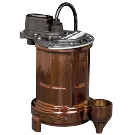 Liberty Pumps Automatic Elevator Sump Pump w/ Wide Angle Float Switch, 25' cord, 1/2 HP, 230V