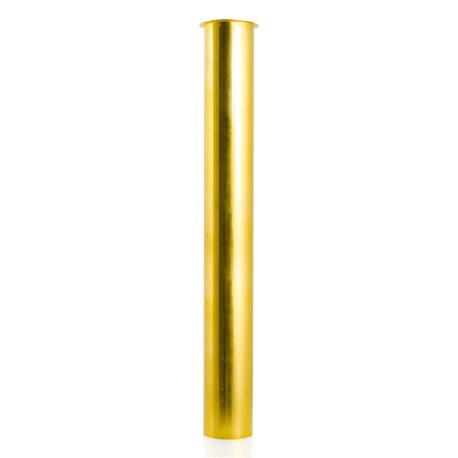 1-1/2" x 18", 22GA, Flanged Tailpiece, Rough Brass Matco-Norca