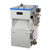 Frontier 85,000 BTU Steam Gas Boiler, Chimney Vent, 82% AFUE, Natural Gas, 354 Steam Sq. Ft. Archer