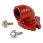 Liberty Pumps 90° Flanged Elbow for Liberty LSG & LSGX OmniVore Grinder Pumps, 1-1/4" FNPT Outlet - Image 2