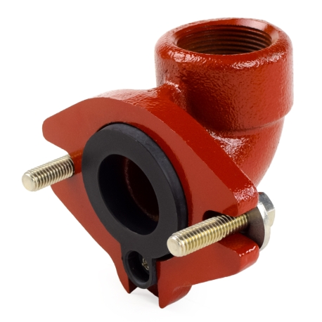Liberty Pumps 90° Flanged Elbow for Liberty LSG & LSGX OmniVore Grinder Pumps, 1-1/4" FNPT Outlet