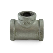 Matco-Norca 1" x 1" x 3/4" Galvanized Reducing Tee - Image 2