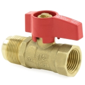 Wright Valves 1/2" FIP x 5/8" Flare Gas Ball Valve - Image 4