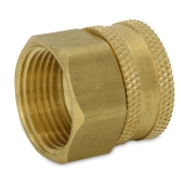 3/4" FGH x 3/4" FIP Swivel Brass Adapter Everhot