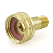 Everhot 3/4" FGH x 1/4" MIP Swivel Brass Adapter - Image 1