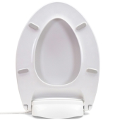 Bemis Bemis H1900NL (White) Radiance series Luxury Elongated Heated Toilet Seat w/ Soft Close & Night Light, Plastic - Image 2