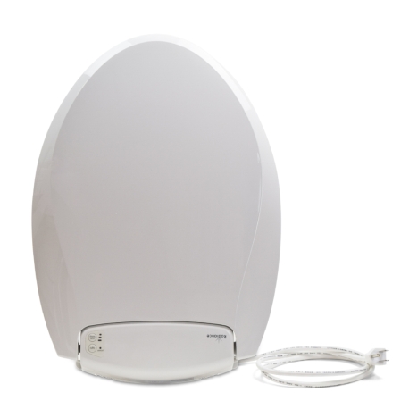 Bemis Bemis H1900NL (White) Radiance series Luxury Elongated Heated Toilet Seat w/ Soft Close & Night Light, Plastic