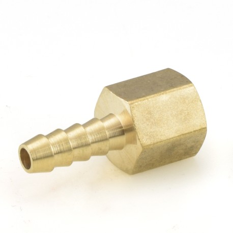 Everhot 1/4" Hose Barb x 1/4" FIP Brass Adapter