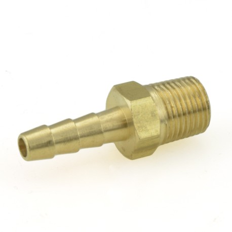 Everhot 3/16" Hose Barb x 1/8" MIP Brass Adapter