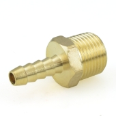 Everhot 1/4" Hose Barb x 3/8" MIP Brass Adapter - Image 1