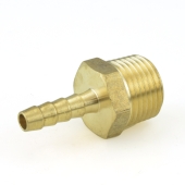 Everhot 1/4" Hose Barb x 1/2" MIP Brass Adapter - Image 1