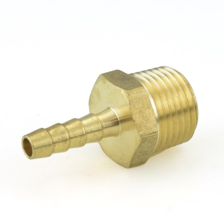 Everhot 1/4" Hose Barb x 1/2" MIP Brass Adapter