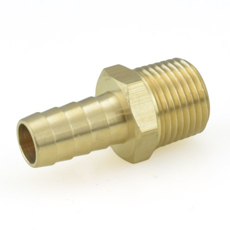 Everhot 1/2" Hose Barb x 1/2" MIP Brass Adapter