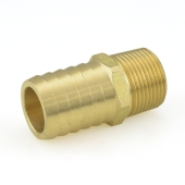 Everhot 1" Hose Barb x 3/4" MIP Brass Adapter - Image 1