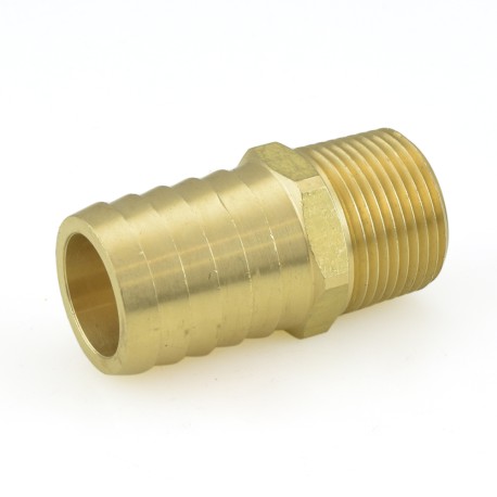 Everhot 1" Hose Barb x 3/4" MIP Brass Adapter
