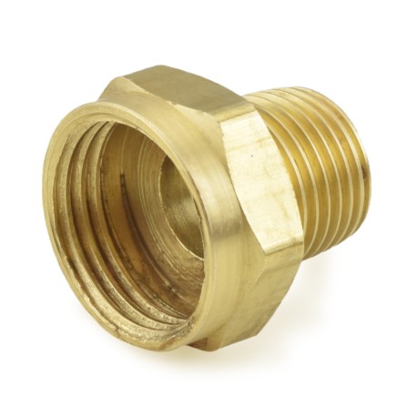 BrassCraft 3/4" FGH x 1/2" MIP Brass Adapter, Lead-Free