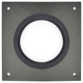 Centrotherm Square Wall Plate for 4" Innoflue SW - Image 1