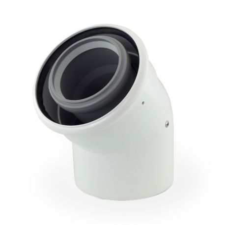 Centrotherm 3"/5" x 45 Innoflue Concentric 45 Elbow