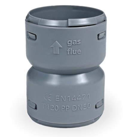 Centrotherm 2" Innoflue Flex to Flex Coupler