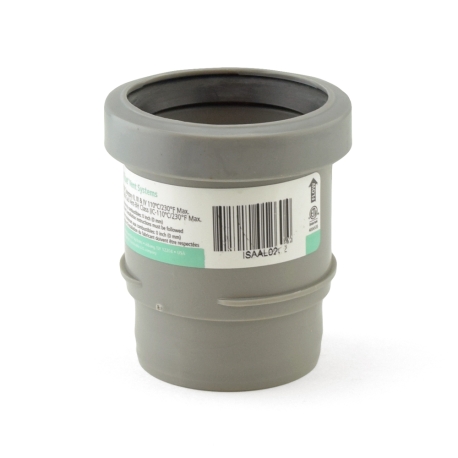 Centrotherm 2" Fem. PVC/CPVC w/ Gasket to 2" Innoflue SW Appliance Adapter