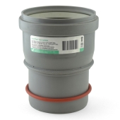 Centrotherm 4" PVC (100/101mm) to 4" Innoflue SW Appliance Adapter - Image 1
