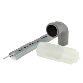 Centrotherm Chimney Base Support w/ Elbow for Innoflue 2" SW & Flex Vent Pipe - Image 2