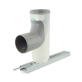 Centrotherm Chimney Base Support w/ Elbow for Innoflue 3" SW & Flex Vent Pipe - Image 3