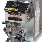 Laars Laars JX-50 MiniTherm Gas Boiler w/ Pump (0-2,000ft), Chimney Vent, 37,000 BTU - Image 5