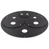 Liberty Pumps 1100-Series Plate Steel Cover w/ 2" Disch. & Vent & Blank Inspection Cover - Image 2