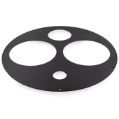 Liberty Pumps 1100-Series Plate Steel Cover w/ 2" Disch. & Vent & Blank Inspection Cover - Image 3