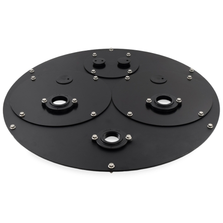 Liberty Pumps 1100-Series Plate Steel Cover w/ 2" Disch. & Vent & Blank Inspection Cover