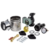 Archer Lancer 50,000 BTU Hot Water Gas Boiler (w/ internal draft hood), Chimney Vent, 84% AFUE, Natural Gas - Image 8